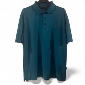 Greg Norman Collection Teal Golf Polo Shirt Size Men’s Small